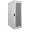 Intellinet Szafa serwerowa 19 cali – wolnostojąca, 42U, 600x1000mm (szerokość x głębokość), szara, zmontowana, maks. 1500kg, wielopunktowy zamek drzwi, jeden zamek na panel boczny, głębokość użytkowa od 123 do 773mm, IP20, stelaż, stal