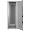 Intellinet Szafa serwerowa 19 cali – wolnostojąca, 42U, 600x1000mm (szerokość x głębokość), szara, zmontowana, maks. 1500kg, wielopunktowy zamek drzwi, jeden zamek na panel boczny, głębokość użytkowa od 123 do 773mm, IP20, stelaż, stal
