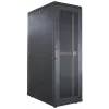 Intellinet 19-calowa szafa serwerowa – wolnostojąca, 42U, 600x1000 mm (szer. x gł.), czarna, zmontowana, maks. 1500 kg, wielopunktowy zamek drzwi, jeden zamek na panel boczny, głębokość użytkowa 123–773 mm, stopień ochrony IP20, stelaż, stal