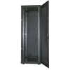Intellinet 19-calowa szafa serwerowa - wolnostojąca, 42U, 800x1000mm (szer. x gł.), czarna, zmontowana, maks. 1500 kg, wielopunktowy zamek drzwi, jeden zamek na panel boczny, głębokość użytkowa 123 do 773 mm, IP20, stelaż, stal