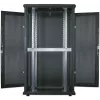 Intellinet 19-calowa szafa serwerowa - wolnostojąca, 42U, 800x1000mm (szer. x gł.), czarna, zmontowana, maks. 1500 kg, wielopunktowy zamek drzwi, jeden zamek na panel boczny, głębokość użytkowa 123 do 773 mm, IP20, stelaż, stal