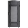 Intellinet 19-calowa szafa serwerowa - wolnostojąca, 36U, 600x1200mm (szer. x gł.), czarna, płaska paczka, maks. 1500 kg, wielopunktowy zamek drzwi, jeden zamek na panel boczny, głębokość użytkowa 123 do 973 mm, IP20, stojak, stal