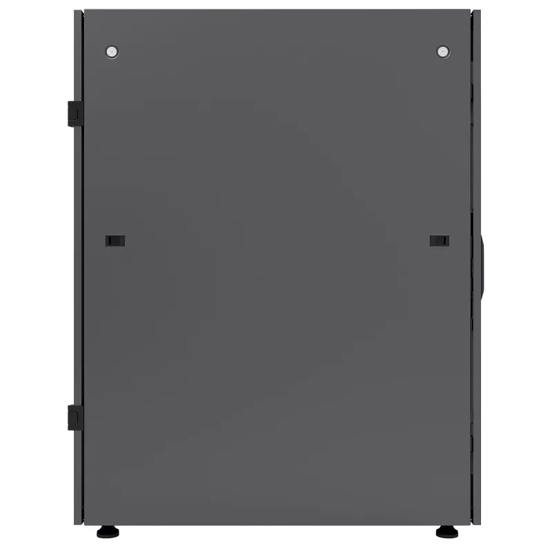 Intellinet 19-calowa szafa serwerowa - wolnostojąca, 36U, 600x1200mm (szer. x gł.), czarna, płaska paczka, maks. 1500 kg, wielopunktowy zamek drzwi, jeden zamek na panel boczny, głębokość użytkowa 123 do 973 mm, IP20, stojak, stal