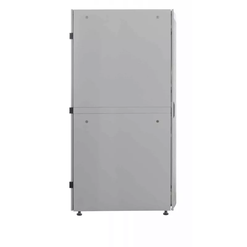 Intellinet 19-calowa szafka serwerowa - wolnostojąca (Premium), 26U, 600x1000mm (szerokość x głębokość), szara, zmontowana, maks. 2000 kg, wielopunktowy zamek drzwi, dzielone panele boczne (dwa zamki na bok), głębokość użytkowa 129 do 829 mm, stopień ochrony IP20, szafa, aluminium