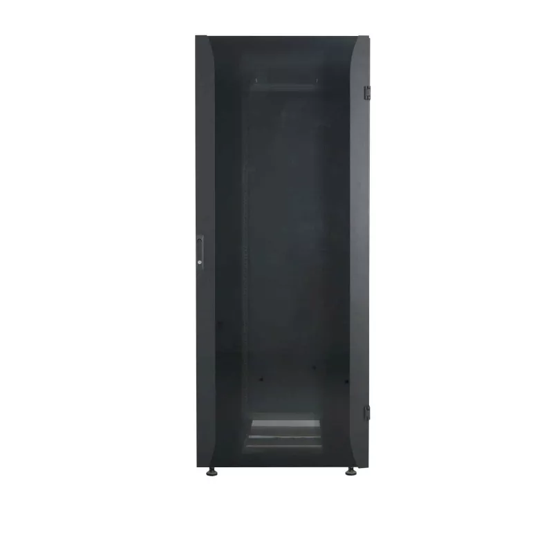 Intellinet Szafka sieciowa 19 cali - wolnostojąca (Premium), 22U, 600x800mm (szerokość x głębokość), szara, zmontowana, maks. 2000 kg, wielopunktowy zamek drzwi, dzielone panele boczne (dwa zamki na bok), głębokość użytkowa 129 do 629 mm, stopień ochrony IP20, stelaż, aluminium