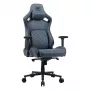 Uniwersalny fotel gamingowy Cougar CGR-DSF-BUB — tapicerowane siedzisko, maks. obciążenie 150 kg, szer. 760 mm, gł. 690 mm, wys. 1295 mm, granatowy
