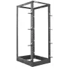 Intellinet 19-calowa szafa rack - otwarta rama (4-słupkowa), 26U, czarna, płaski pakiet, max 360 kg