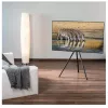 Hama 00220870 Uchwyt/Stojak TV 190.5 cm (75 cali) Czarny