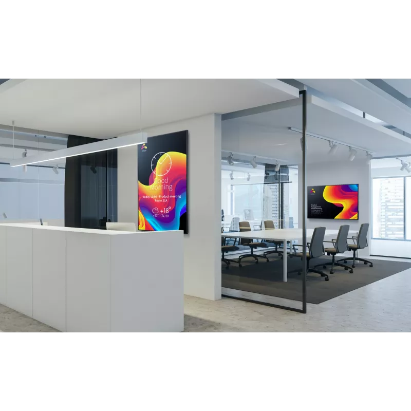 Sharp PN-ME752 Cyfrowy płaski panel informacyjny 190.5 cm (75 cali) LED 450 cd/m² 4K Ultra HD Czarny Android
