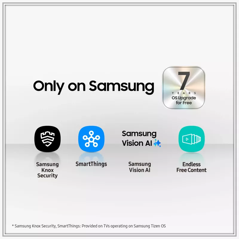 Smart TV Samsung QE43QN90FAT 43 cale (109,2 cm) Neo QLED 4K Ultra HD, Wi‑Fi, DVB-T2/C/S2, Czarny