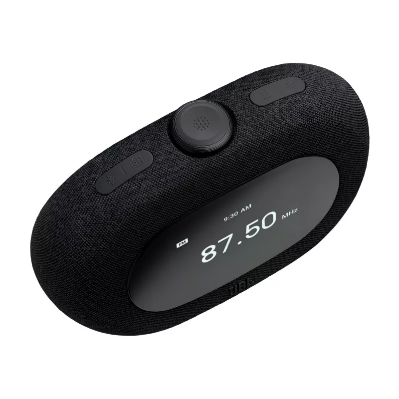 Radio zegarowe JBL HORIZON 3 — DAB/DAB+/FM, 5 W RMS, 65–20000 Hz, wyświetlacz LCD, głośność pokrętło, czarne