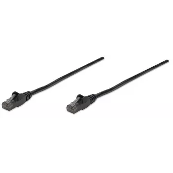 Intellinet Network kabel krosowy, Cat6, 10m, Czarny, CCA, U/UTP, PVC, RJ45, Gold Plated Contacts, Snagless, Booted, Lifetime Warranty