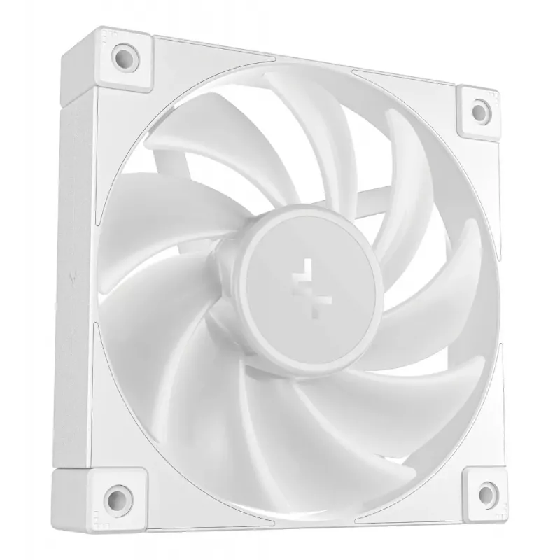 12 cm wentylator obudowy DeepCool FD12 ARGB, biały, 400–2050 RPM, łożysko hydrauliczne