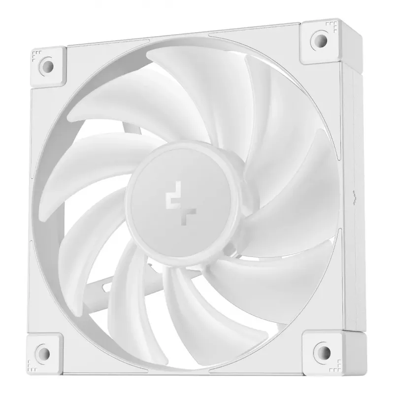 12 cm wentylator obudowy DeepCool FD12 ARGB, biały, 400–2050 RPM, łożysko hydrauliczne