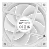 12 cm wentylator obudowy DeepCool FD12 ARGB, biały, 400–2050 RPM, łożysko hydrauliczne