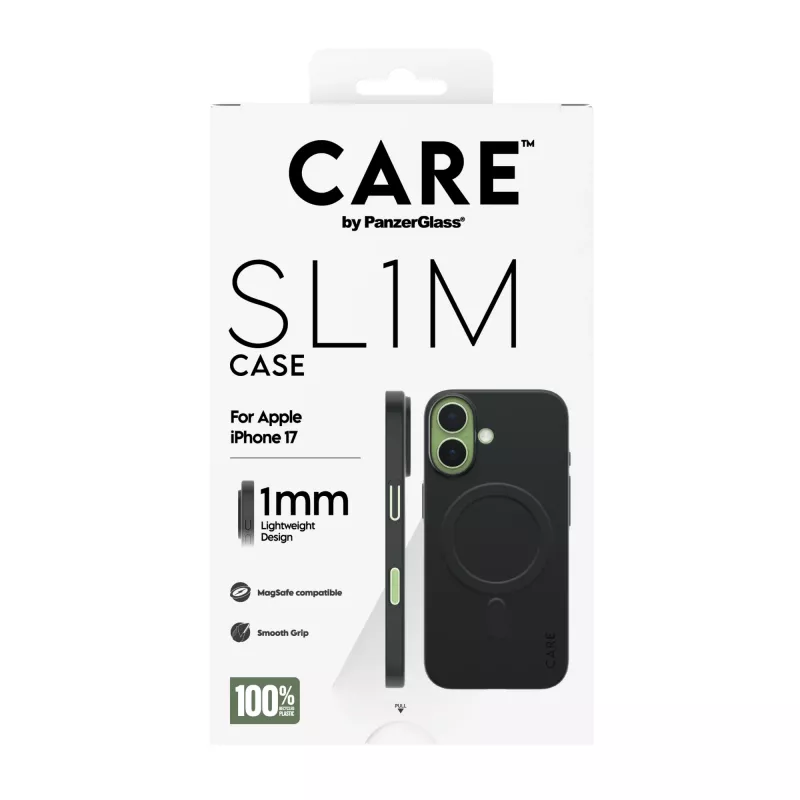 Etui ochronne PanzerGlass SL1M z MagSafe dla iPhone 17, czarne