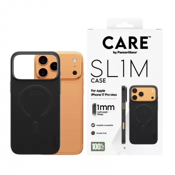 Pokrowiec na telefon PanzerGlass CARE™ SL1M etui Czarny z MagSafe dla iPhone 17 Pro Max