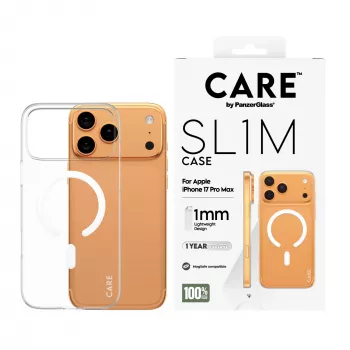 Pokrowiec ochronny PanzerGlass CARE™ SL1M etui Transparent z MagSafe do iPhone 17 Pro Max
