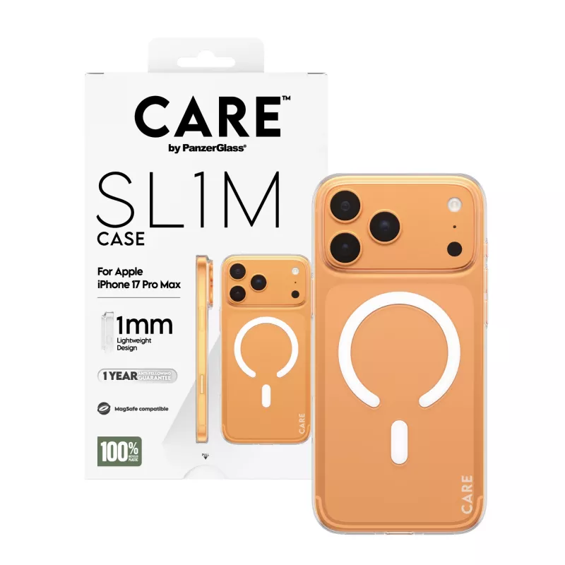 Pokrowiec ochronny PanzerGlass CARE™ SL1M etui Transparent z MagSafe do iPhone 17 Pro Max