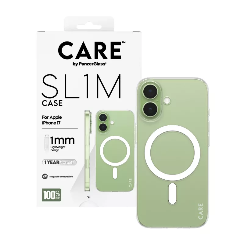 Etui ochronne PanzerGlass CARE™ SL1M etui Transparent z MagSafe dla iPhone 17