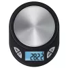 Elektroniczna waga kuchenna Xavax Jewel Czarny Oval — maks. 0,5 kg, dokładność 0,1 g, bateria CR2032, 130×100×15 mm