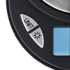 Elektroniczna waga kuchenna Xavax Jewel Czarny Oval — maks. 0,5 kg, dokładność 0,1 g, bateria CR2032, 130×100×15 mm