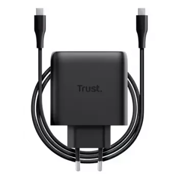 Ładowarka Trust Maxo 65W USB-C GaN Charger do użytku wewnętrznego AC Laptop Smartphone Tablet