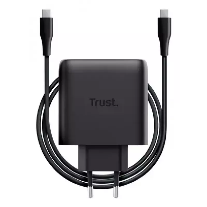 Ładowarka Trust Maxo 65W USB-C GaN Charger do użytku wewnętrznego AC Laptop Smartphone Tablet