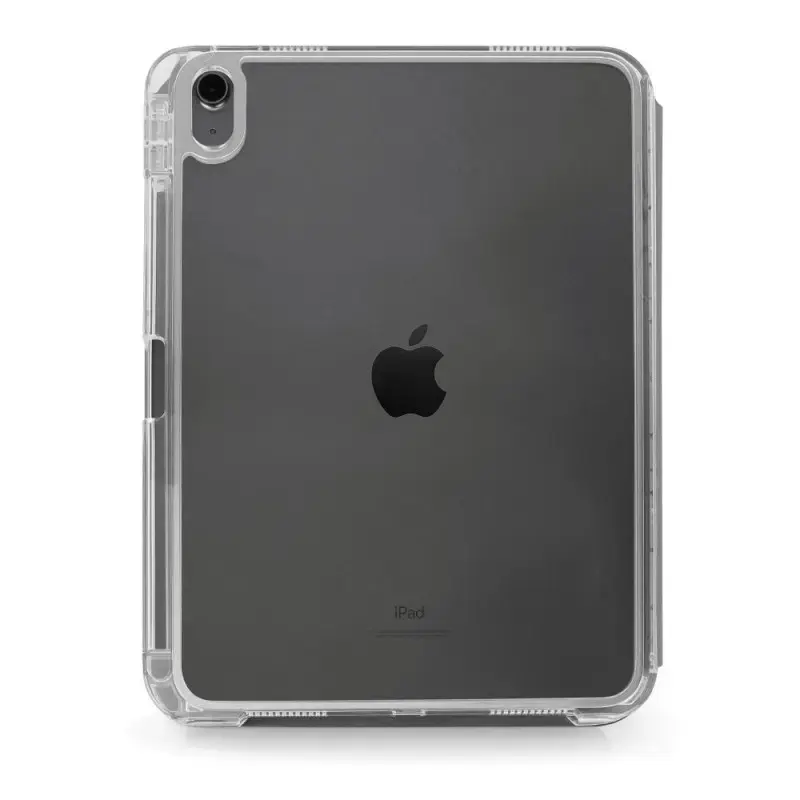 Etui z klapką Port Designs Noumea II Slimclear Eco do iPada Air 11 cali (27,9 cm) — PET, 3 tryby podstawki, Czarny/Przezroczysty