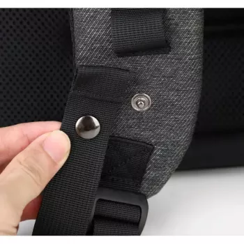Plecak Port Designs Montreal na laptopa do 40,6 cm (16 cali) — poliester, czarno-szary