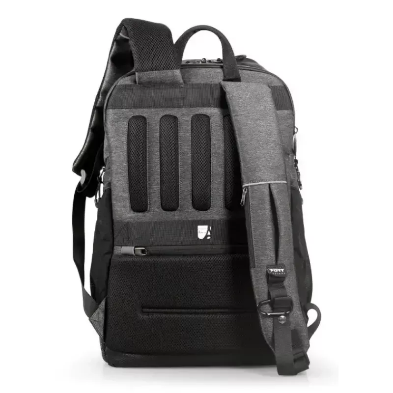 Plecak Port Designs Montreal na laptopa do 40,6 cm (16 cali) — poliester, czarno-szary