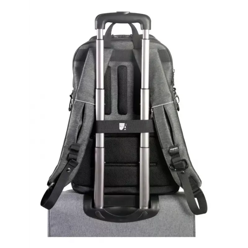 Plecak Port Designs Montreal na laptopa do 40,6 cm (16 cali) — poliester, czarno-szary