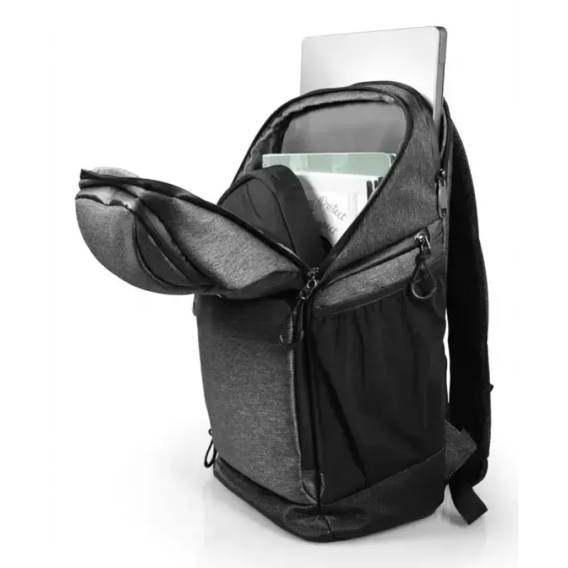 Plecak Port Designs Montreal na laptopa do 40,6 cm (16 cali) — poliester, czarno-szary