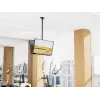 Sufitowy uchwyt montażowy dwustronny do ekranów 43–86 cali EQUIP, pochylenie -20–5°, obrót ±180°, VESA 200x200–600x400, maks. obciążenie 100 kg, czarny