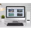 Klawiatura Manhattan USB przewodowa, czarna, pełnowymiarowe klawisze, kabel 1,5 m, złącze USB-A, Plug and Play, trzyletnia gwarancja
