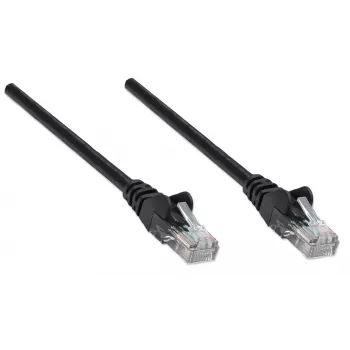 Intellinet sieciowy Patch kabel, Cat6A, 0,25 m, Czarny, Miedź, S/FTP, LSOH / LSZH, PVC, RJ45, Pozłacane styki, Snagless, Osłona, Dożywotnia gwarancja