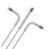 Intellinet 745123 kabel sieciowy Szary 0,5 m Cat6a F/FTP (FFTP)