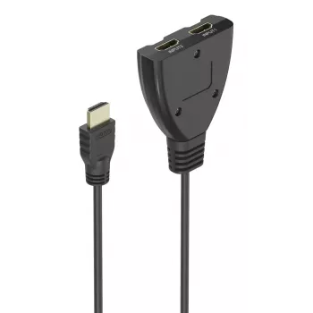 Hama 4K HDMI 2x1 Toggle Switch, 2x gniazda HDMI - 1x wtyk HDMI