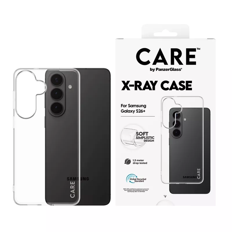Ochronne etui PanzerGlass CARE X-Ray do Samsung Galaxy S26+ (CR41489) — przezroczyste etui ochronne na telefon