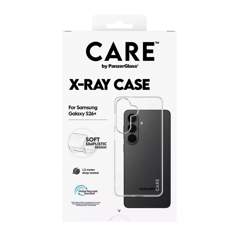 Ochronne etui PanzerGlass CARE X-Ray do Samsung Galaxy S26+ (CR41489) — przezroczyste etui ochronne na telefon