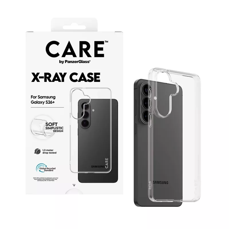 Ochronne etui PanzerGlass CARE X-Ray do Samsung Galaxy S26+ (CR41489) — przezroczyste etui ochronne na telefon
