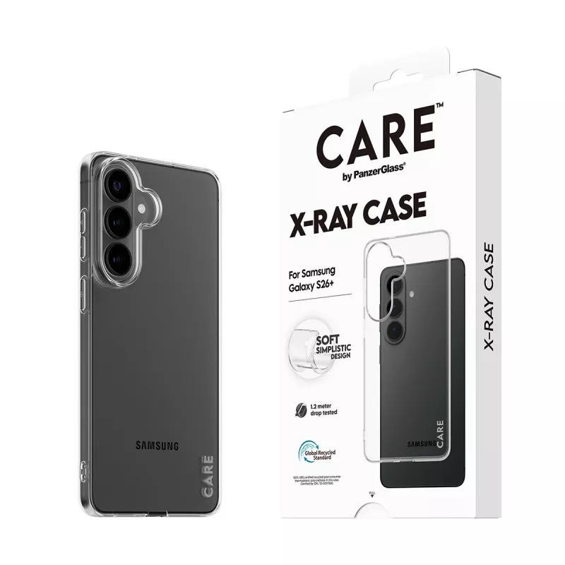 Ochronne etui PanzerGlass CARE X-Ray do Samsung Galaxy S26+ (CR41489) — przezroczyste etui ochronne na telefon
