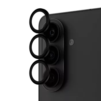 PanzerGlass Hoops Ochraniacz obiektywu aparatu Czarny do Samsung Galaxy S26 / S26+ — Szkło hartowane i silikon, odporny na zarysowania i wstrząsy