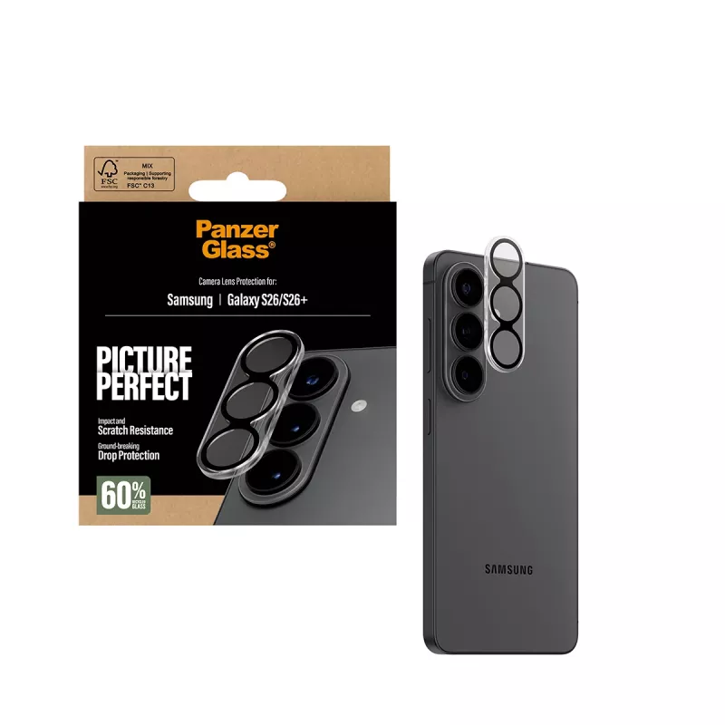 Osłona obiektywu PanzerGlass PicturePerfect do Samsung Galaxy S26 / S26+ (PG94088)