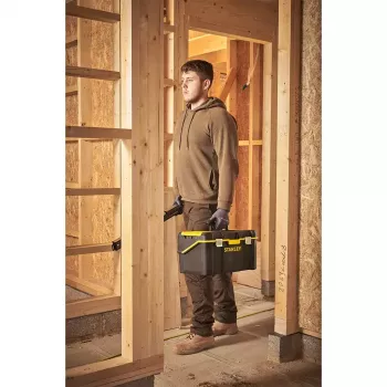 Twarda walizka Stanley STST83397-1 z tworzywa sztucznego 22 kg czarno-żółta