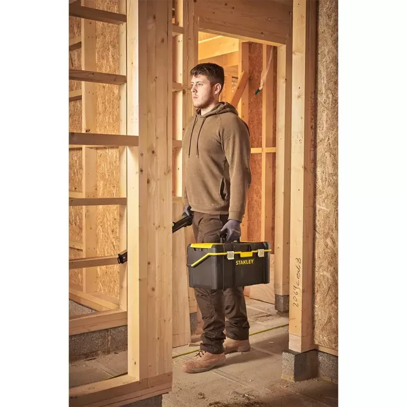 Twarda walizka Stanley STST83397-1 z tworzywa sztucznego 22 kg czarno-żółta