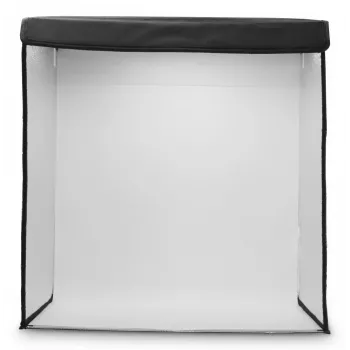 Mini studio fotograficzne HAMA składane pudełko z lampą pierścieniową LED 50×50 cm, model 00004664