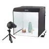 Mini studio fotograficzne HAMA składane pudełko z lampą pierścieniową LED 50×50 cm, model 00004664