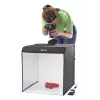 Mini studio fotograficzne HAMA składane pudełko z lampą pierścieniową LED 50×50 cm, model 00004664