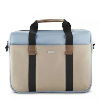 Hama Silvan 35.8 cm (14.1 inch) Toploader bag Beige, niebieski